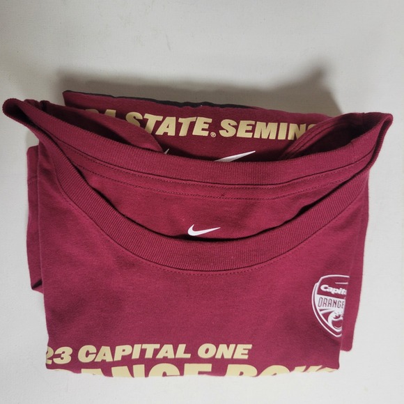 Nike FSU 2023 Capital One Orange Bowl XXL Long Sleeve Tshirt Florida Seminoles - Picture 7 of 7